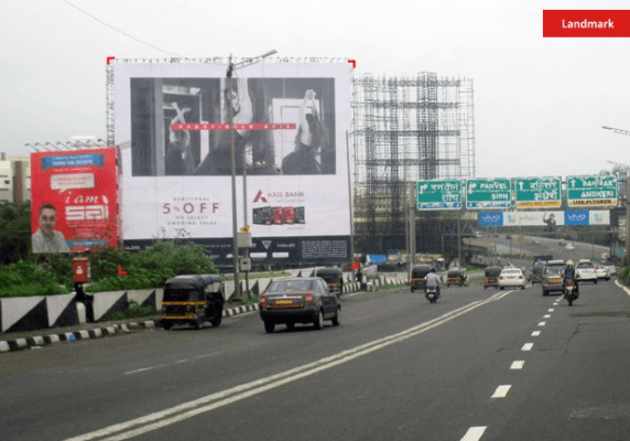 Billboard at Airport to Worli Sea Link Via Bandra ROB ​