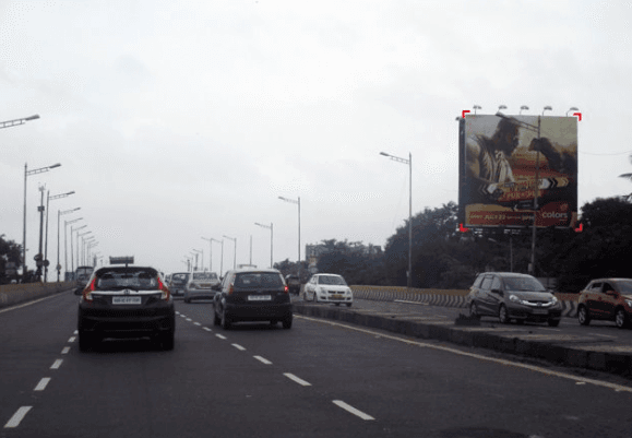 Billboard at Airport to Worli Sea Link Via Bandra ROB ​